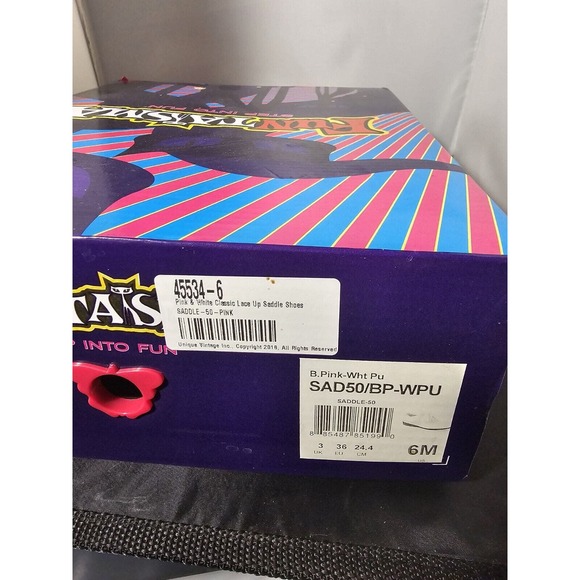 Women's Funtasma Saddle 50 Two Tone Oxford Size 6 - Picture 9 of 9